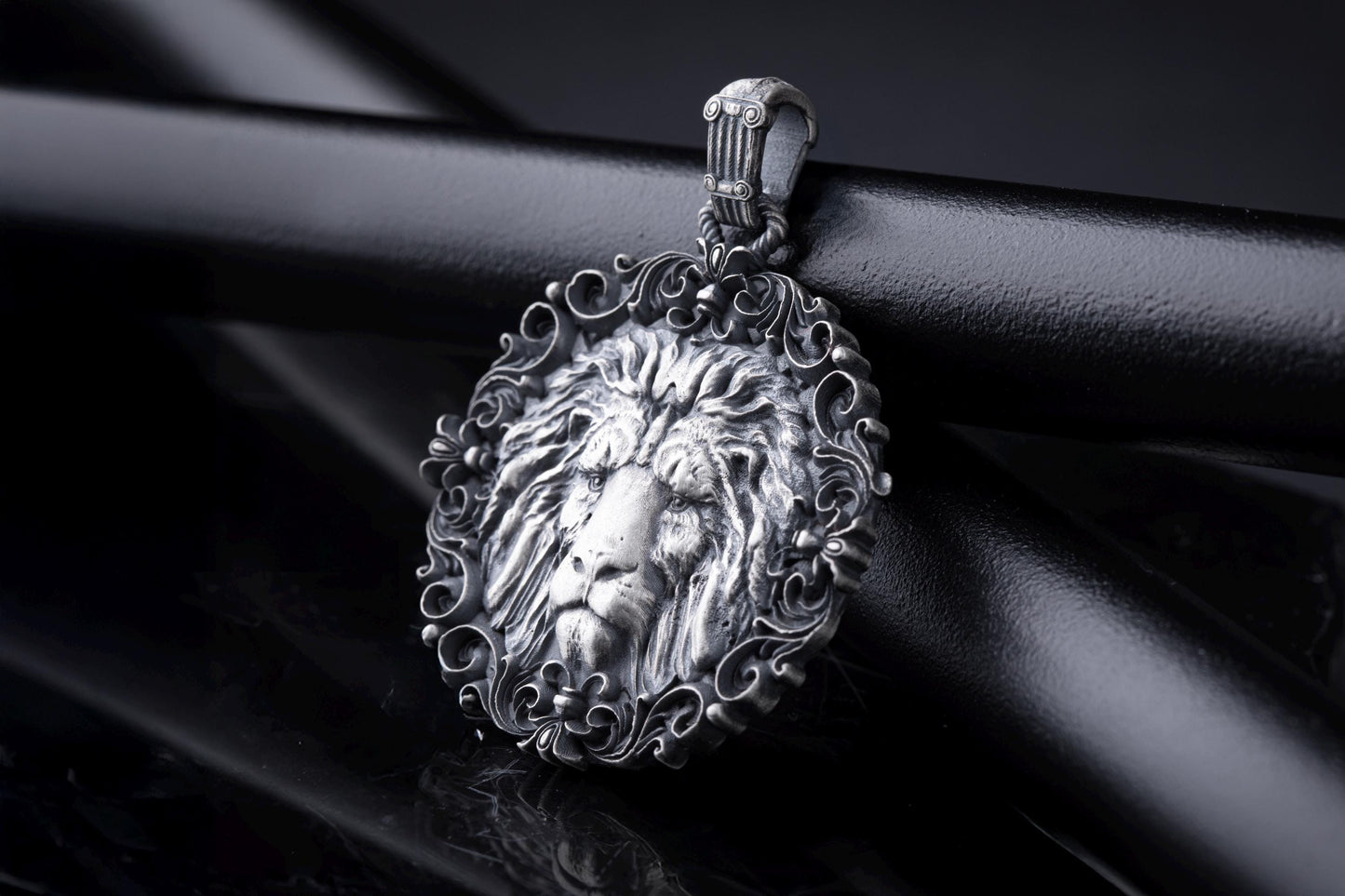 Sterling Silver Lion Pendant