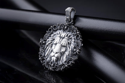 Sterling Silver Lion Pendant