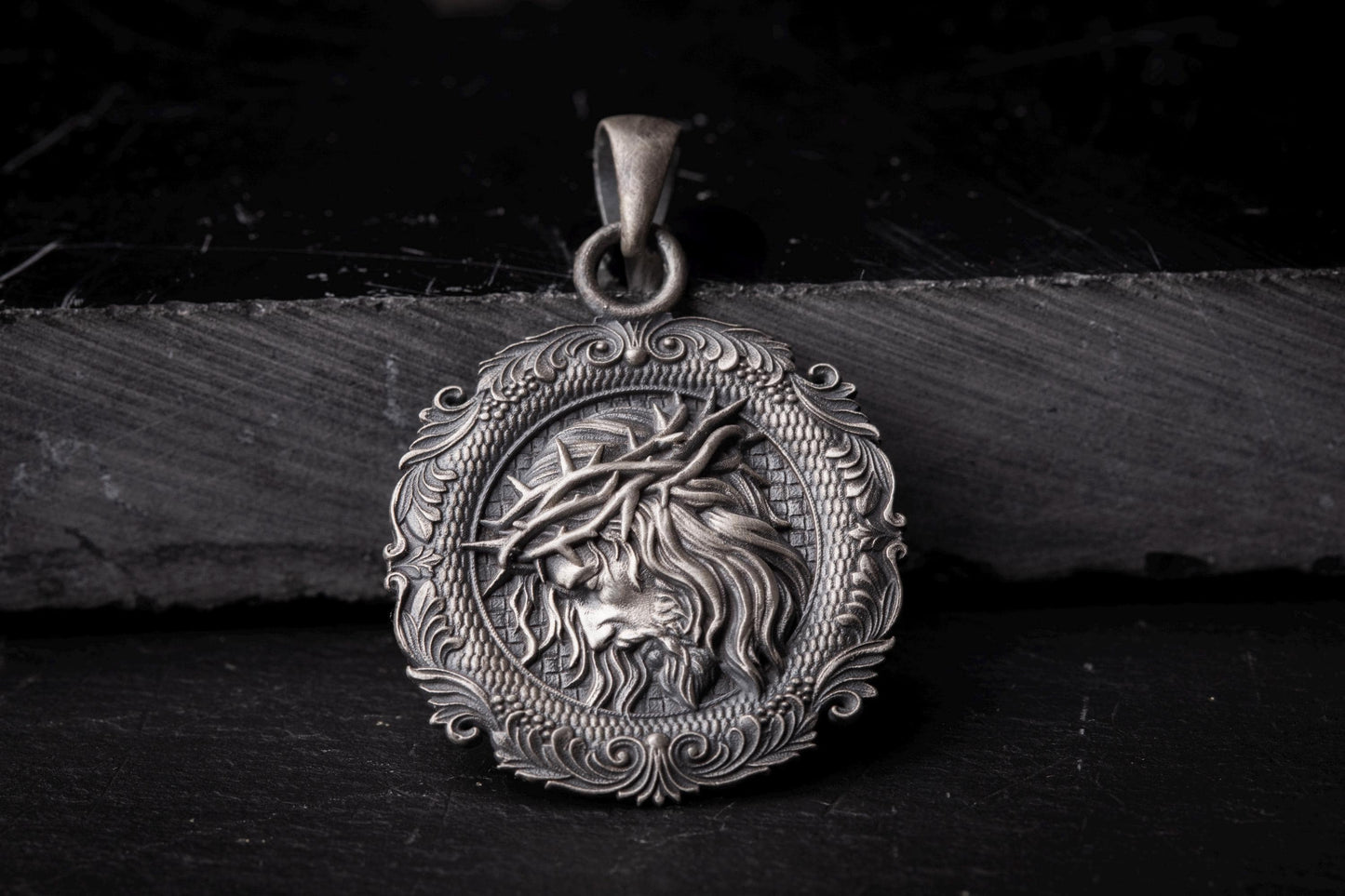 Crown of Thorns Jesus Pendant
