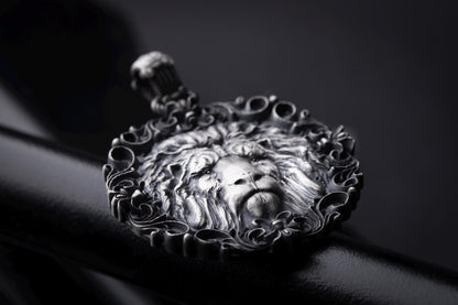 Sterling Silver Lion Pendant