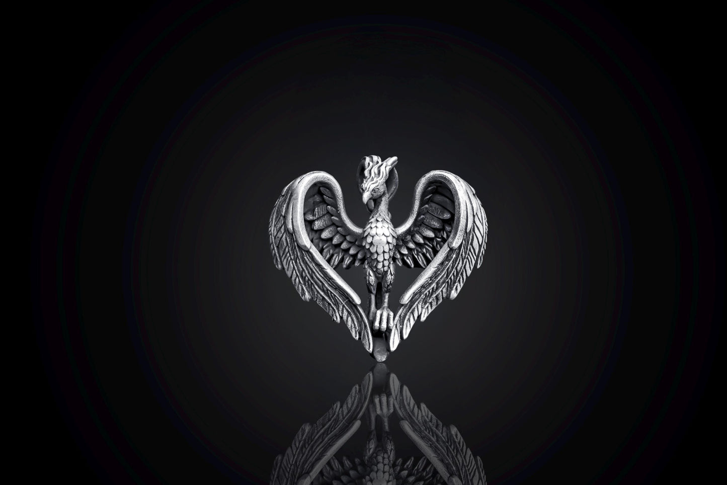 Silver Phoenix Pendant
