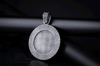 Engraved Dragon Head Pendant