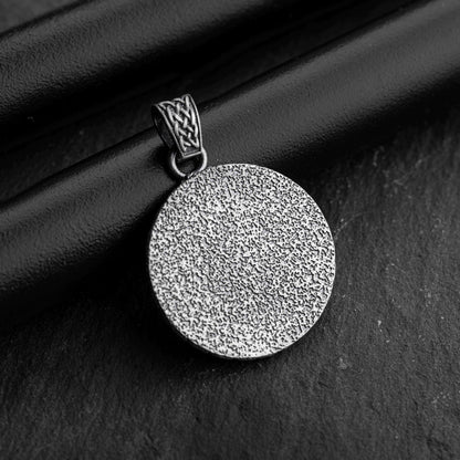Sterling Silver Medusa Pendant