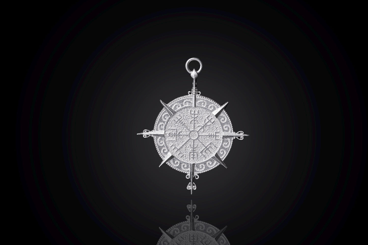 Viking Compass Pendant