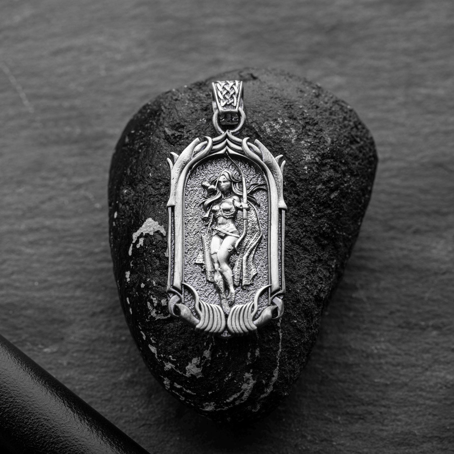Sterling Silver Archer Pendant