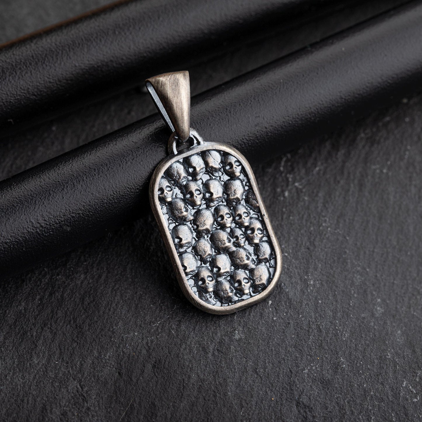 Sterling Silver Skulls Pendant