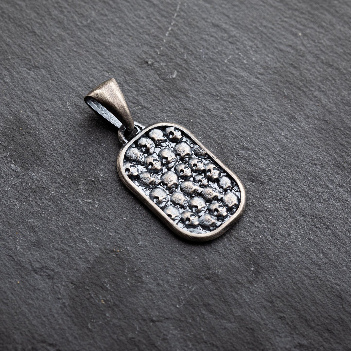 Sterling Silver Skulls Pendant