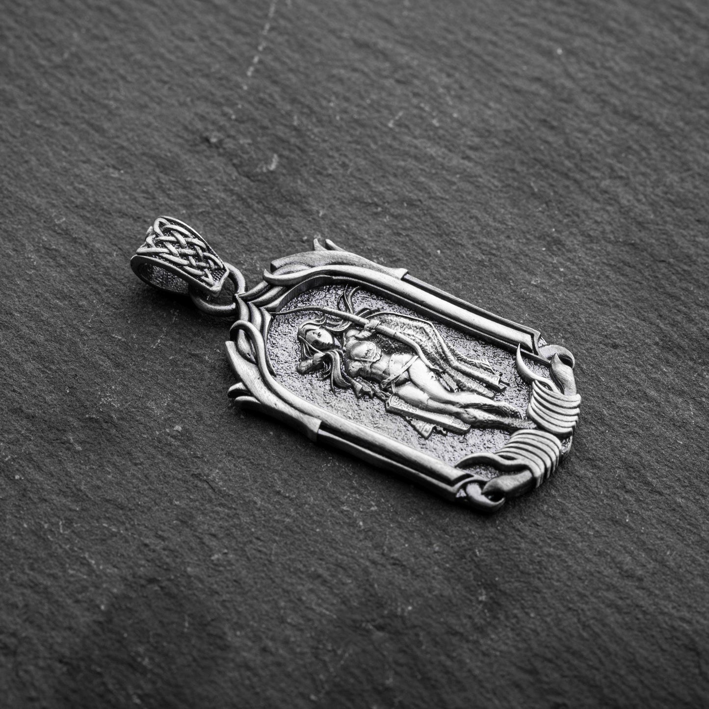 Sterling Silver Archer Pendant