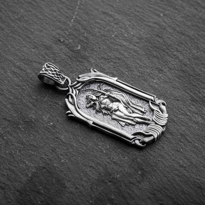 Sterling Silver Archer Pendant