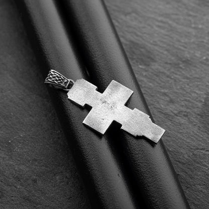 925 Sterling Silver Orthodox Crucifix Pendant
