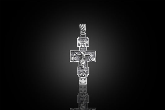925 Sterling Silver Orthodox Crucifix Pendant