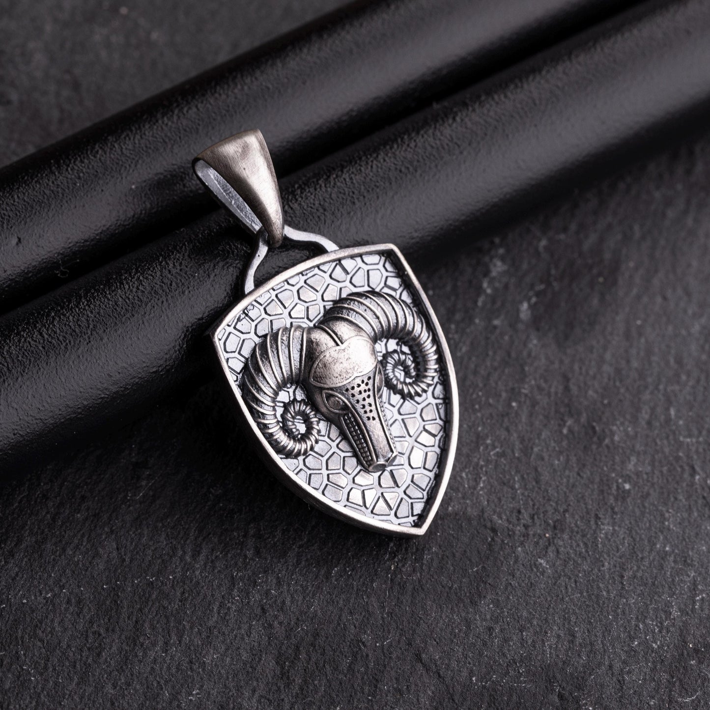 Sterling Silver Aries Ram Pendant