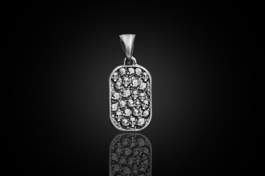 Sterling Silver Skulls Pendant