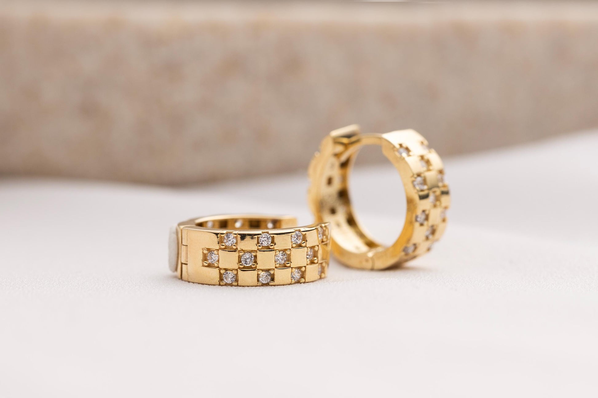 Diamond Hoop Earrings, Tiny Hoop Earrings, Diamond Hoop Earring, Diamond Huggie Hoops, Gold Hoops, 14K Gold Diamond Hoop Earrings 925 silver