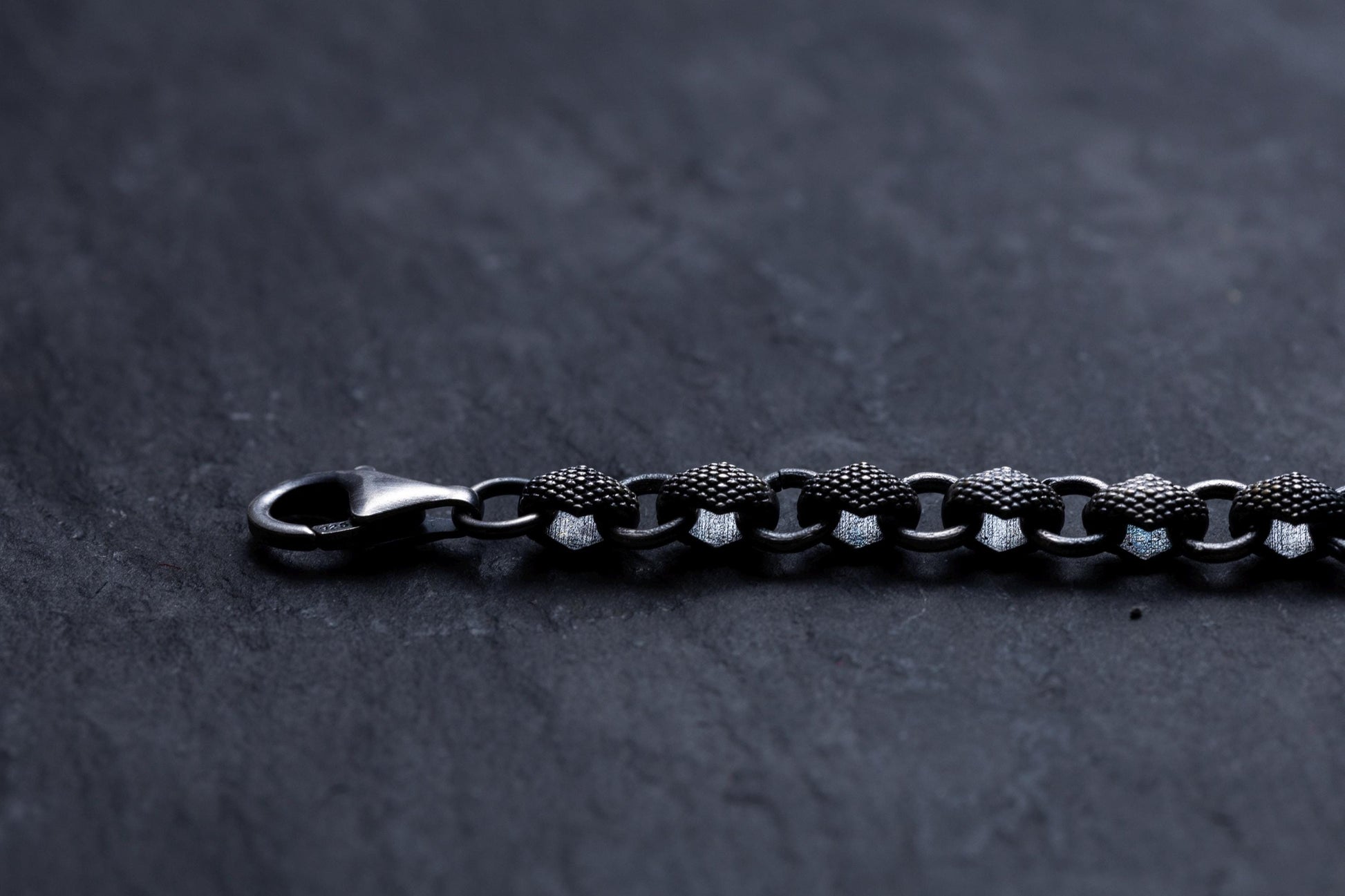 Sterling Silver Chain Bracelet, Link Bracelet, Silver Plated Handmade Bracelet, Vintage Silver Bracelet, Men Bracelet, Birthday Gift for Him