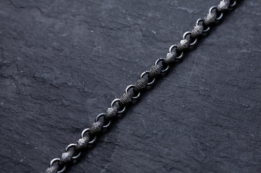 Sterling Silver Chain Bracelet, Link Bracelet, Silver Plated Handmade Bracelet, Vintage Silver Bracelet, Men Bracelet, Birthday Gift for Him