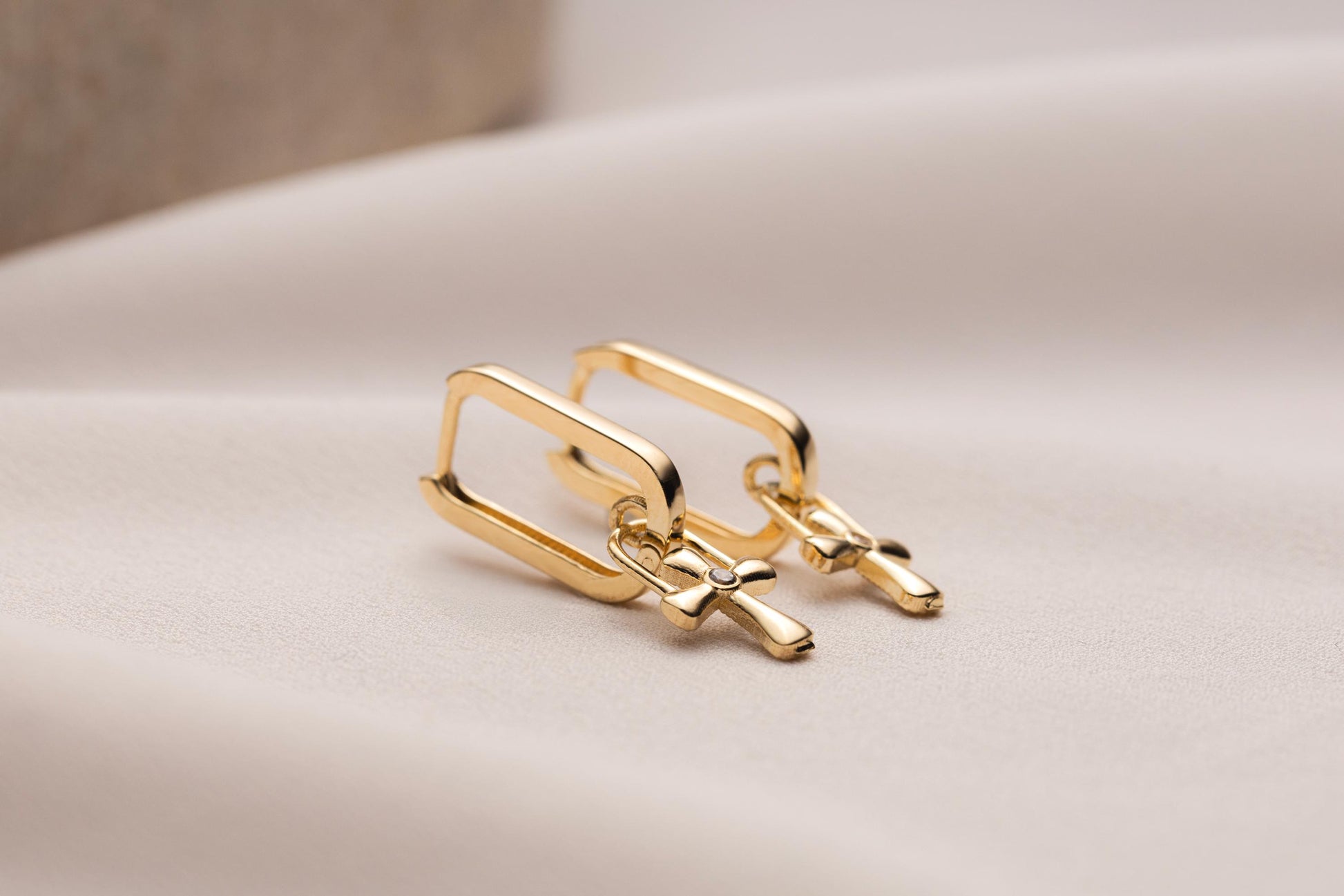 Minimal Gold Cross Huggie Earrings, Small CZ Cross Hoop Earrings, Faith Inspired Gold Earrings, Bridesmaid Jewelry Gift