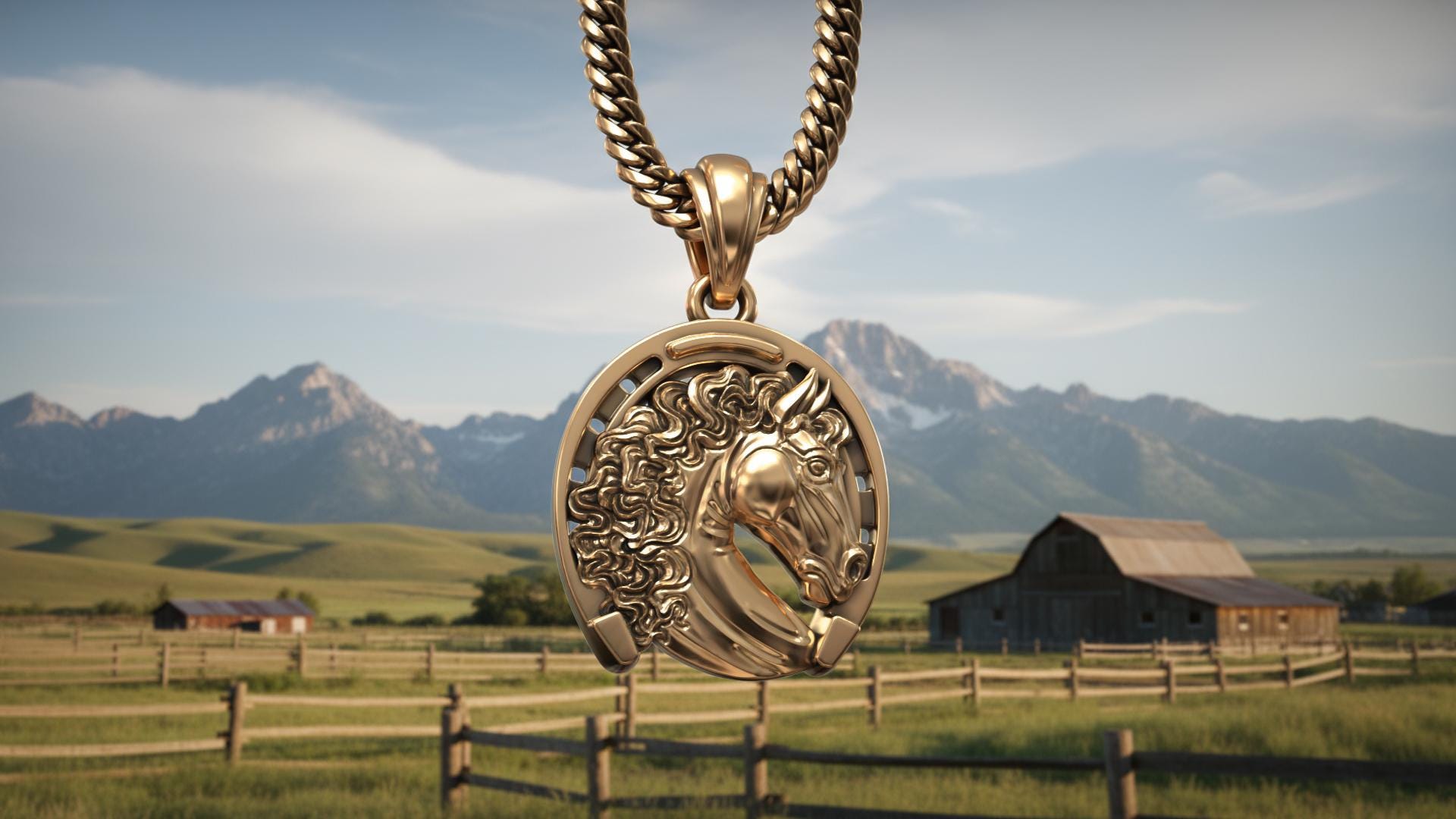 Silver Horse Engraved Pendant, Horse Head Pendant, Animal Head Pendat, Sterling Silver  Plated Lucky Horse, Unique Gift for Horse Lovers