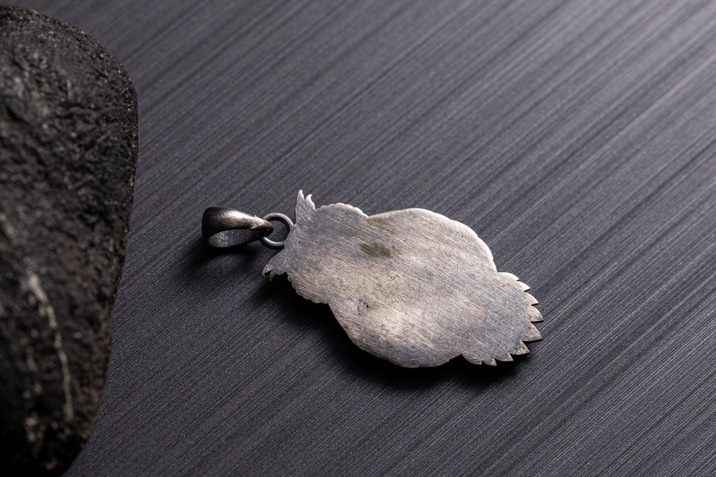 Owl On Skull Pendant