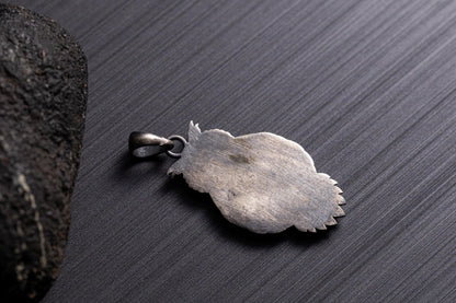 Owl On Skull Pendant