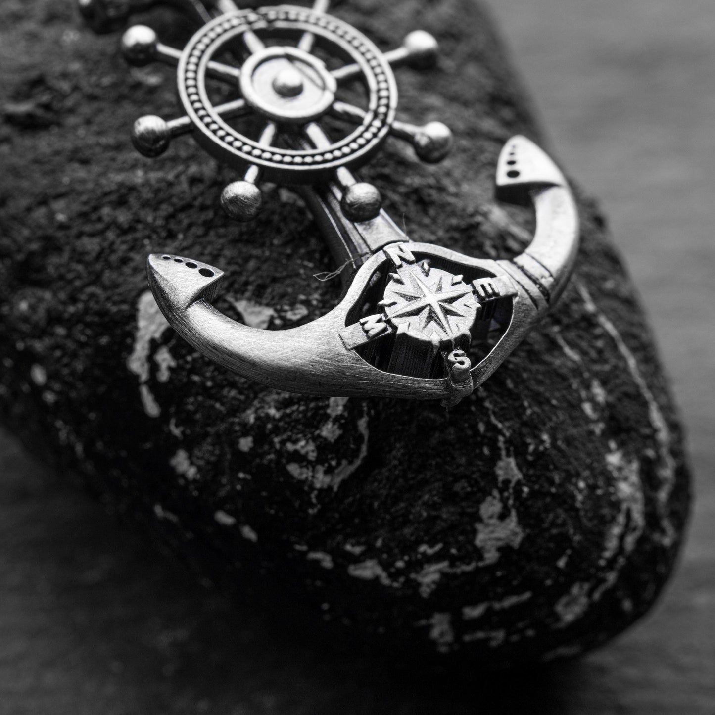 925 Sterling Silver Anchor Pendant