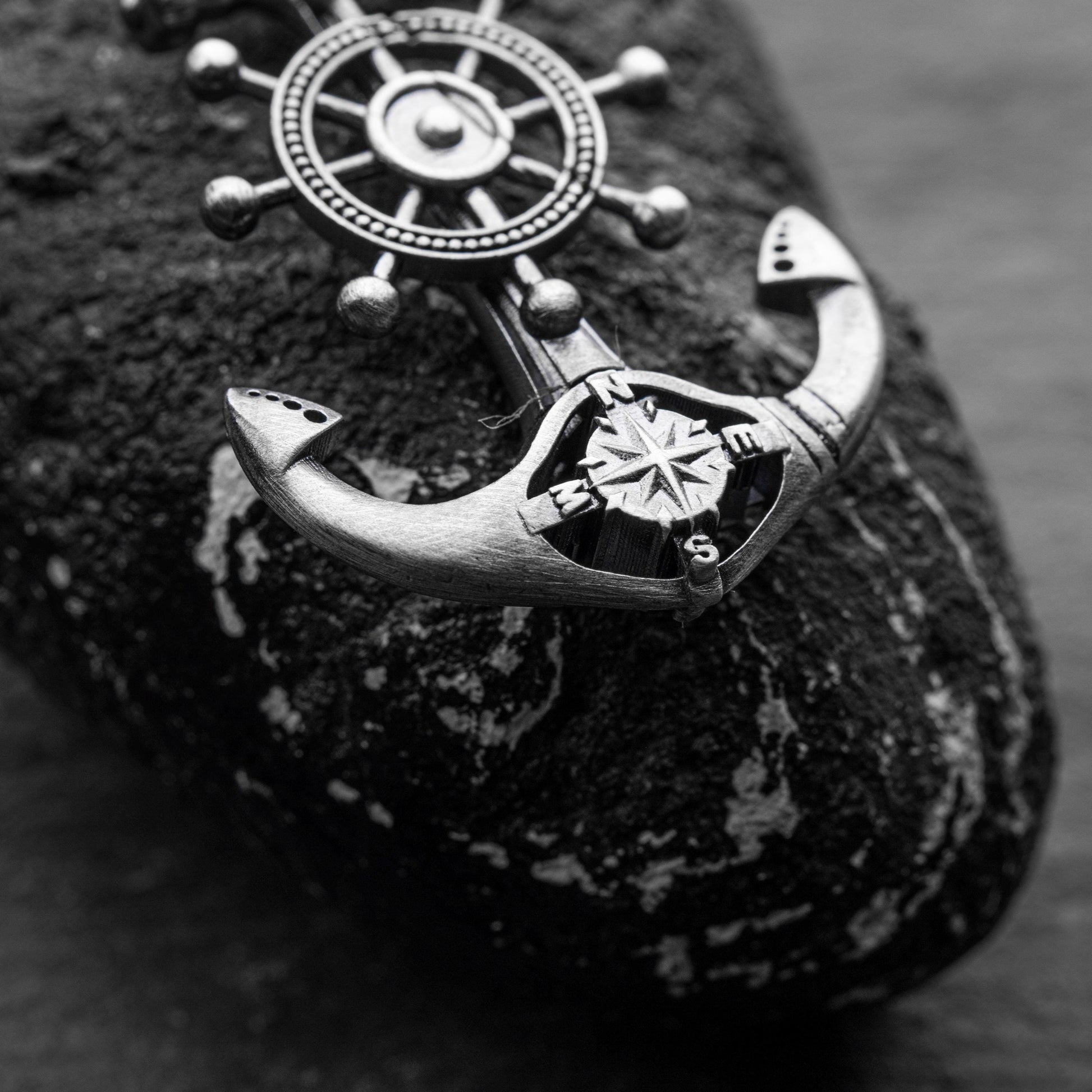 925 Sterling Silver Anchor Pendant