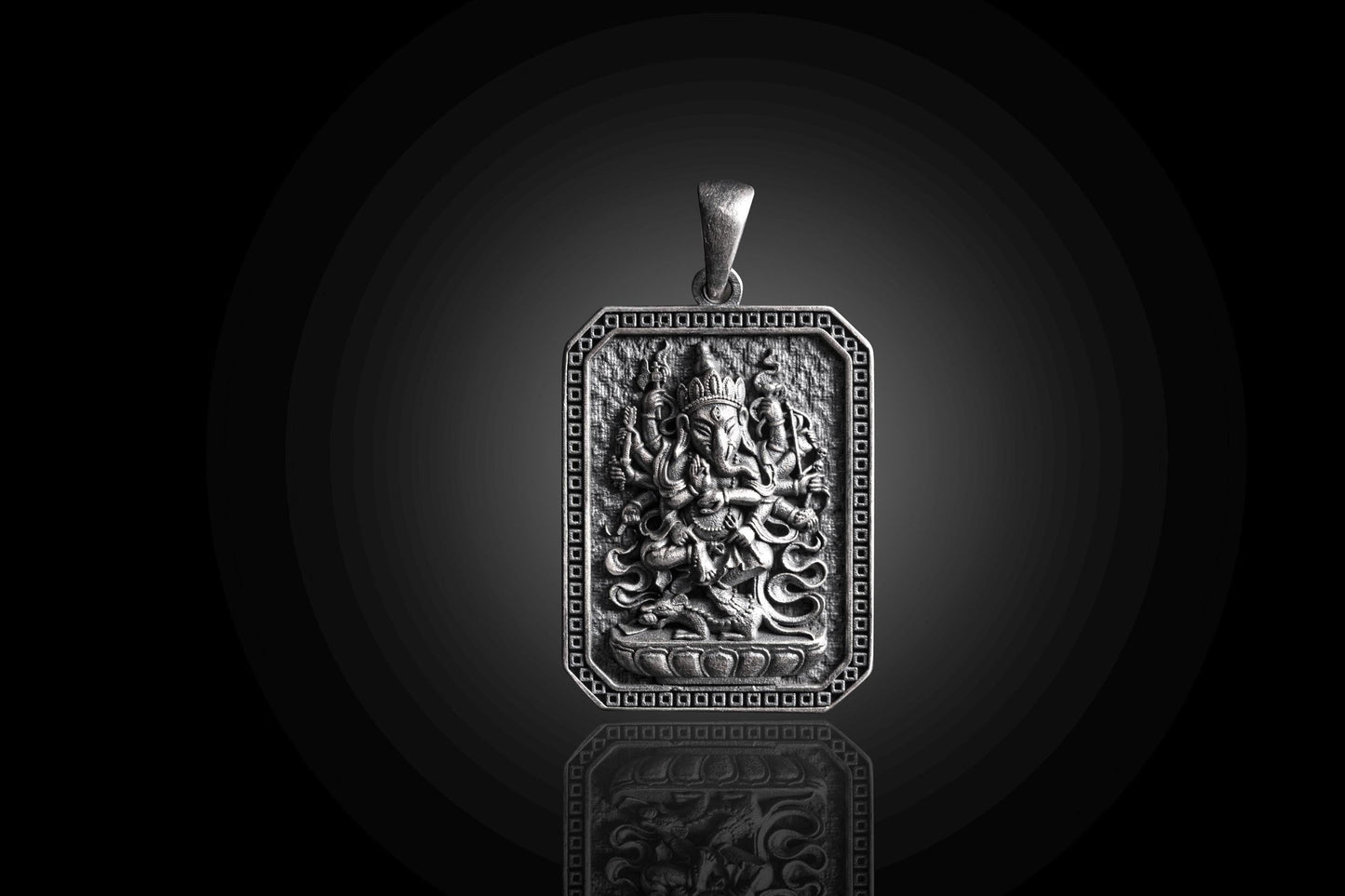 925 Silver Ganesha Pendant