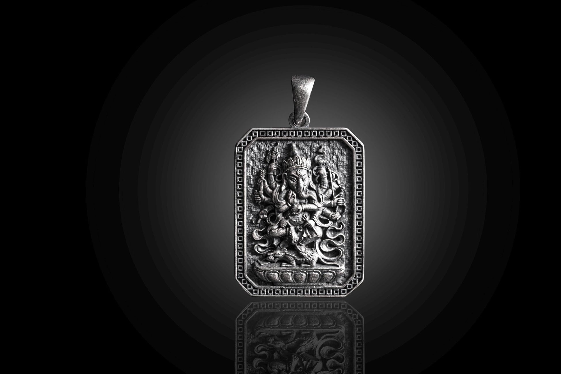 925 Silver Ganesha Pendant
