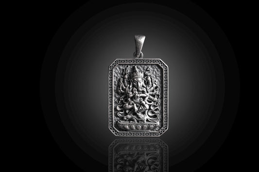 925 Silver Ganesha Pendant