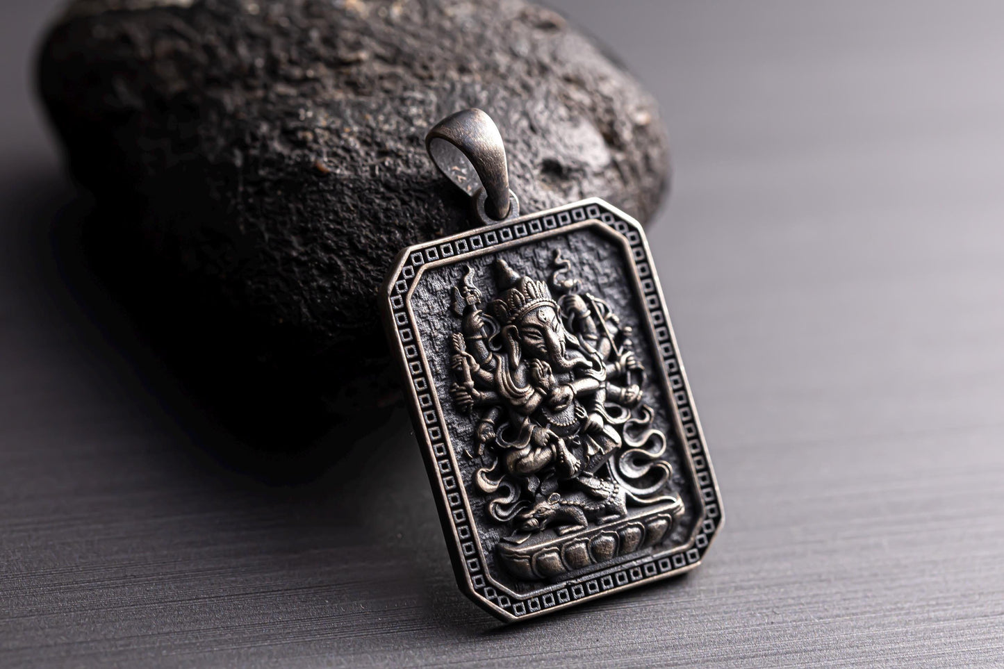 925 Silver Ganesha Pendant